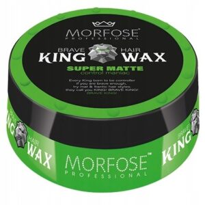 واکس موی مورفوس سبز سری King Wax مدل Super Matte حجم 175 میل